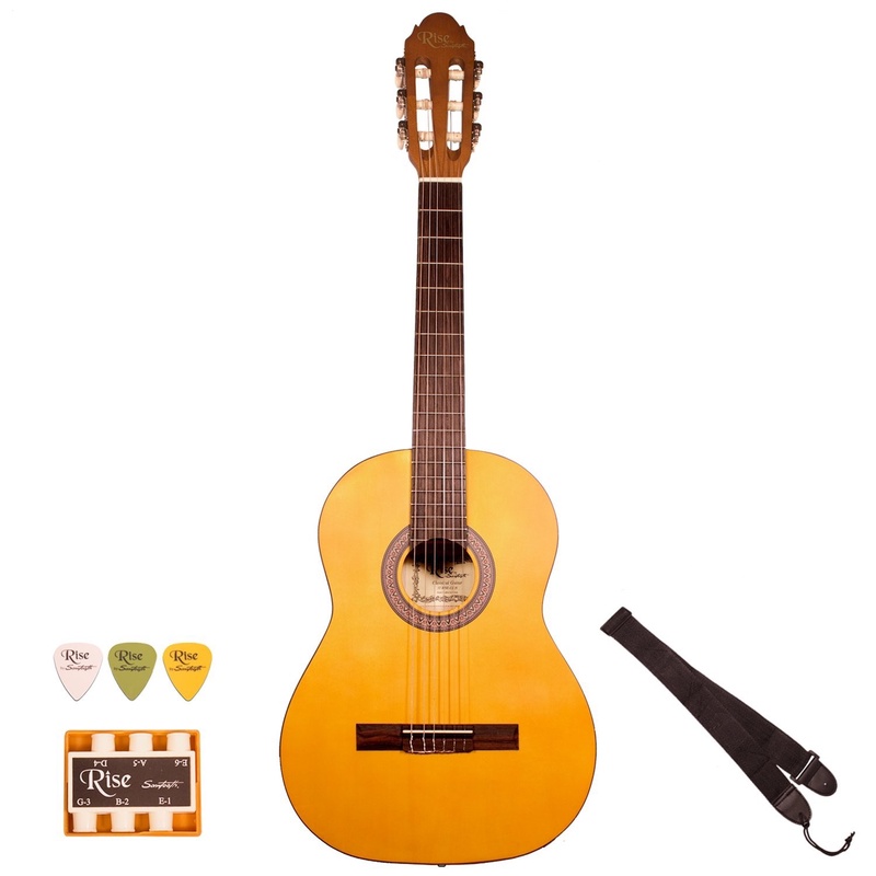 Rise by Sawtooth ST RISE CL N Full Size Beginner Acoustic Guitar with Accessorie