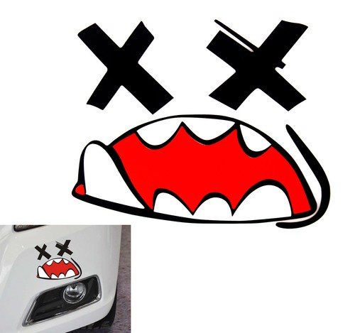 Personalized car sticker Graffiti Big Mouth Decal Vinyl Sticker Laptop Trunk