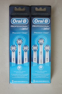 ORAL B PROFESSIONAL PRECISION CLEAN TOOTHBRUSH HEADS BRAUN