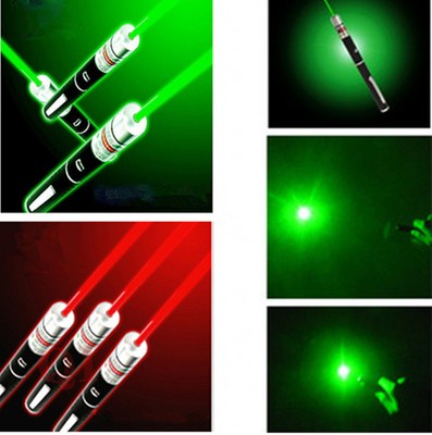 Powerful Red/Green Laser Pointer Pen Beam Light 5mW 650nm 532nm Lazer High Power