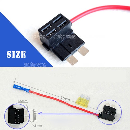20A 32V Blade Fuse Audio Inline Take Electrical Fuse Holder Box for Car Truck