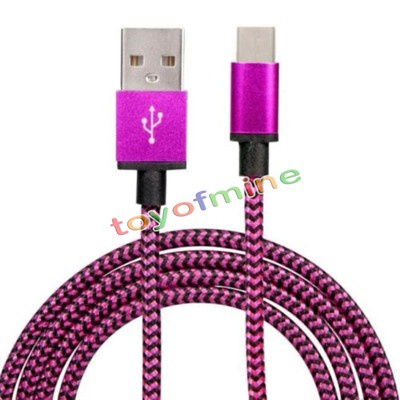 Braided USB 3.1 Type C To 2.0 A Male Micro USB Charger Cable For Oneplus nexus