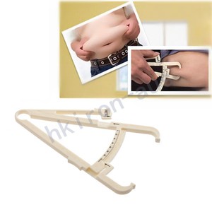 Body Fat Caliper Tester Analyzer with Measure Charts Fitness Keep Health Slim　