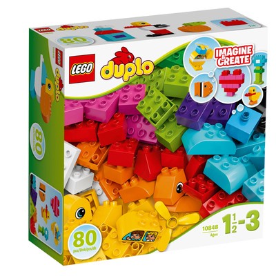10848 Lego Duplo My First My First Bricks 80 Pieces Age 1½-3 New For 2017!
