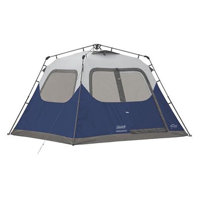 Coleman 6-Person 10' x 9' Instant Cabin Family Camping Tent w/ Built-In Rainfly