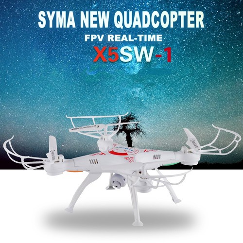 White X5SW-1 Wifi FPV SYMA 2.4Ghz 4CH RC Camera Drone with 0.3MP Quadcopter RTF#