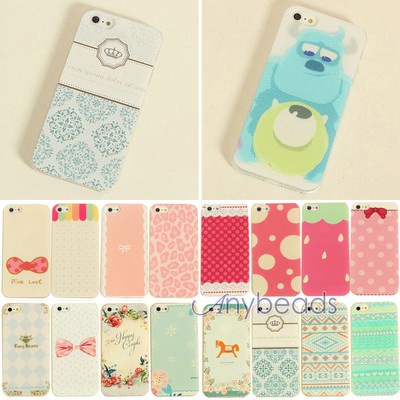 Phone Hard Back Skin Case Cover Painted Various Pattern fr Apple IPhone4 4S 5 5S