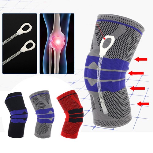 1pcs Gel Knee Support Brace Pads Breathable Sports Arthritis Compression Sleeve