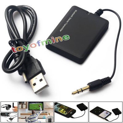 Wireless Bluetooth A2DP 3.5mm Stereo Music HiFi Audio Dongle Adapter Transmitter