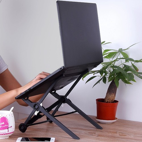 Laptop Stand,Foldable & Adjustable Notebook Holder Eye-Level Ergonomic