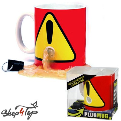 PLUG MUG CUP HOLE ANTI THEFT FUNNY JOKE NOVELTY ORIGINAL COOL GIFT SPINNING HAT