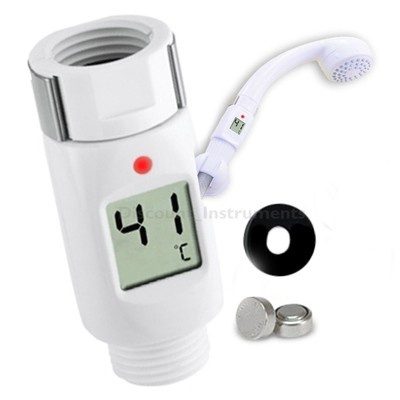0 ~ 69°C Digital Thermometers Waterproof Shower Head Water Temperature w/ Alarm
