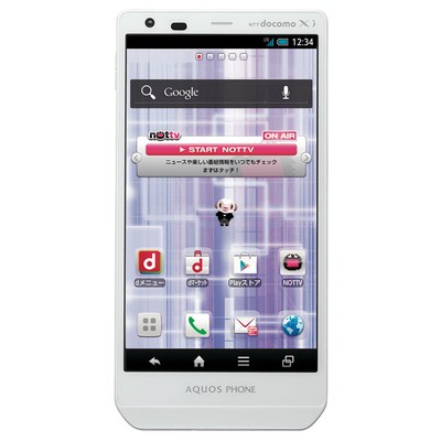 Sharp Aquos Zeta SH-02E Unlocked GSM 4G LTE Quad-Core 16.3MP Phone - White