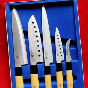GOLDSUN}Sashimi Set Kitchen Knife Stainless steel Cutlery Japanese Chef Knives-