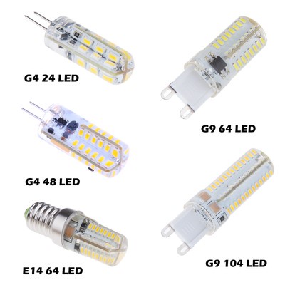 Lots G4 G9 E14 LED Light Bulb Lamp Spotlight 3W 4W 5W 7W Warm Day White 110 220V