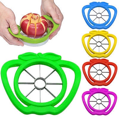 Stainless Steel Home Kitchen Tool Vegetable Fruit Apple Pear Cutter Slicer Newly