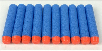 Blue 200 pcs Toy Gun Bullet Darts Round Head For Hasbro Children NERF N-Strike