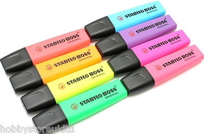 Stabilo Boss Highlighters Pen Waterbased Highlight Markers Pens Fluorescent Pens