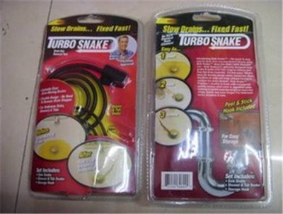 Turbo Cleaner Sink Snake Dredger Unclog Drain Hair Removal Tool Fixed Fast brush