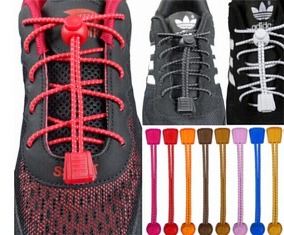 Fashion Elastic Locking Shoelac Shoe Laces Running/Jogging/Triathlon/Sporting