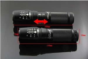 UltraFire E26 Hard anodized CREE XM-L T6 2000Lumens 5-Mode CREE LED Flashlight