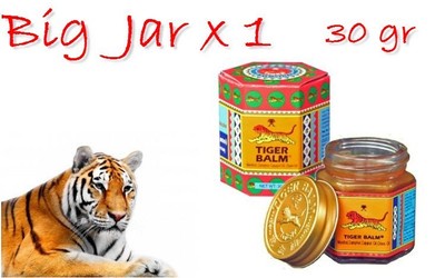 1 x BIG JARS TIGER BALM RED RELIEF PAIN  Best Ebay Price Guaranteed 30g