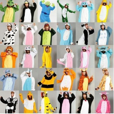HOT!! Kigurumi Pajamas Anime Cosplay Costume unisex Adult Onesie Dress Sleepwear