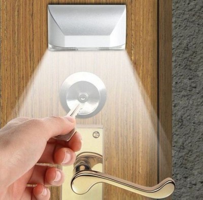 Auto PIR Sensor Infrared IR Wireless Motion Detector Door Keyhole LED Light HX