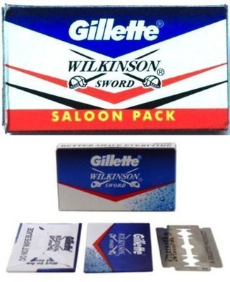 50 pc GILLETTE WILKINSON SWORD RAZOR BLADES - Free Shipping