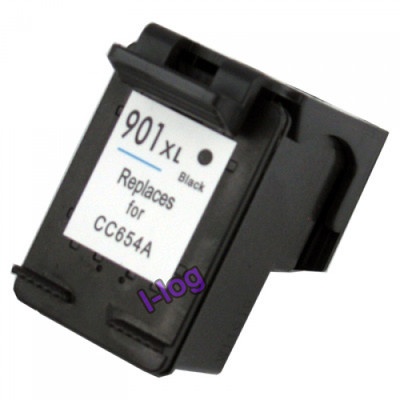 22ml HP 901XL Black CC654A Reman Ink Cart 50% More Ink OfficeJet 4500 J4524 J454