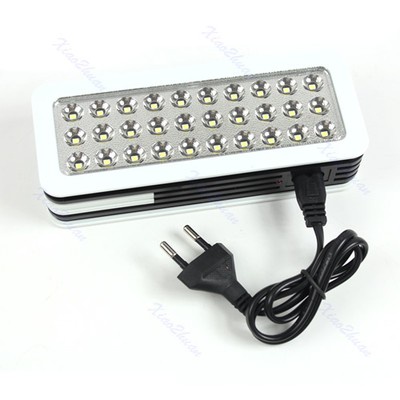 30-LED Portable Rechargeable Emergency Light Camp Lamp