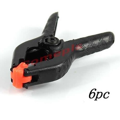 6 PCS New Hard Plastic Micro Spring Clamps Set DIY Tools Grip Clips