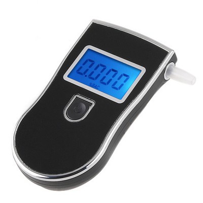 Police Digital LCD Alcohol Breath Tester Breathalyzer Analyzer Detector w/Bag