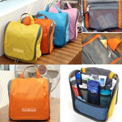 Makeup Toiletry Bag Hanging Folding Wash Cosmetic Travel Stroage Organizer Case