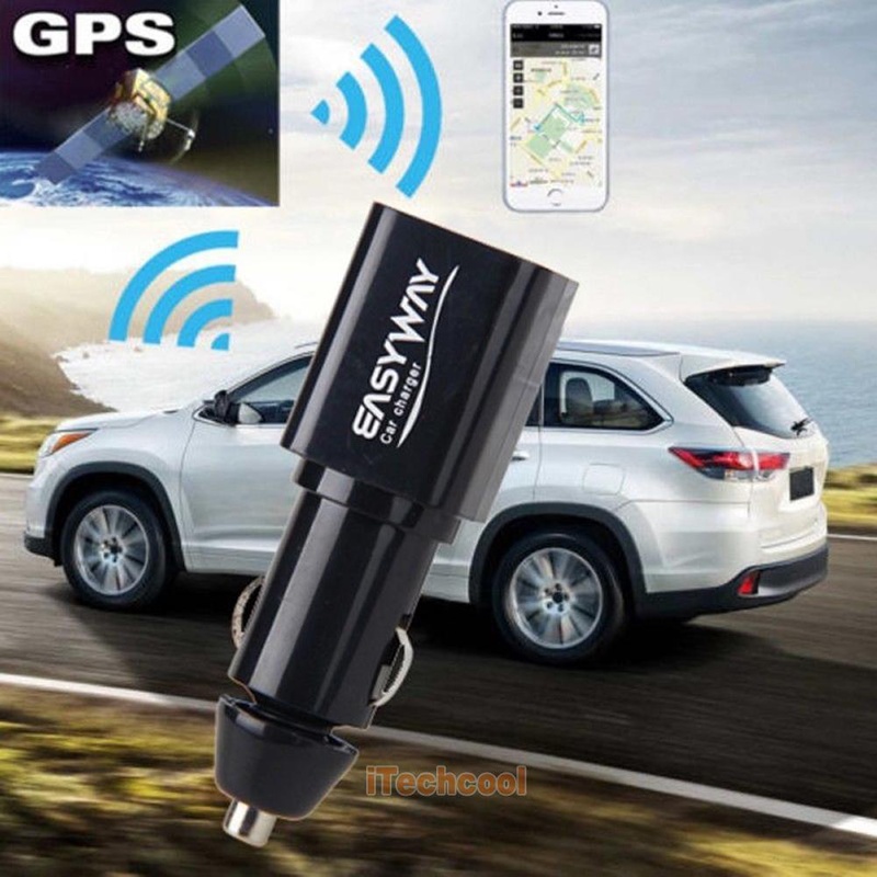 Mini Portable Spy Car Charger GPS Tracker Locator GSM GPRS Real Time Tracking #