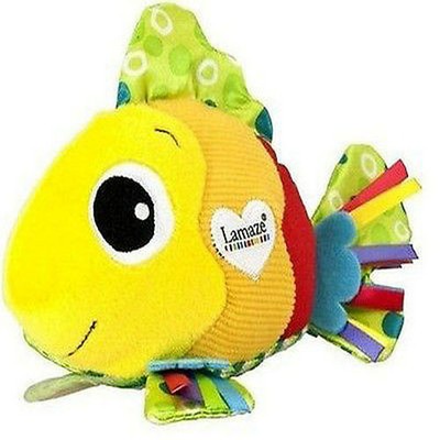 1PCS Brand New Bright Color Lamaze Feel Me Fish Baby Soft Developmental Toys