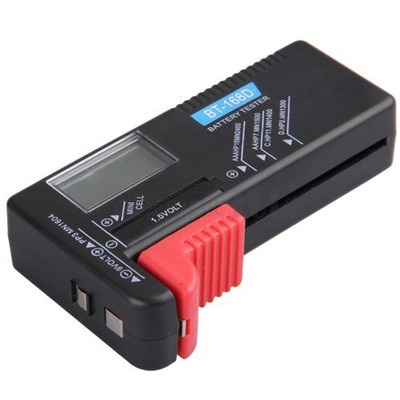 Digital LCD 9V AA AAA C D Universal Button Battery Tester Checker