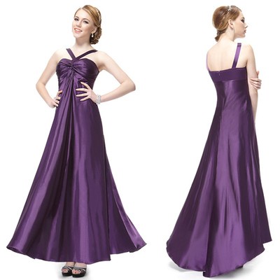 Ever Pretty Womens Purple Long Evening Formal Bridsemaid Party Prom Dress 09656