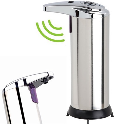 Touchless Motion Activated Soap Dispenser - Stainless Steel Body