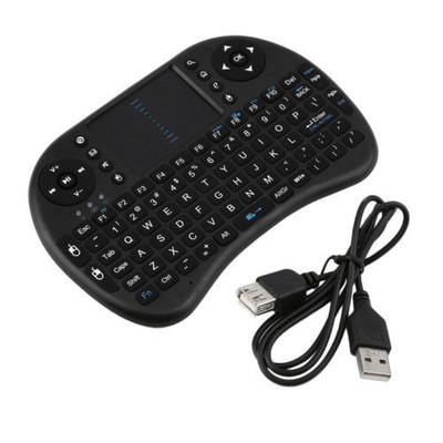 Mini Wireless Keyboard 2.4G with Touchpad Handheld Keyboard for PC Android TV#