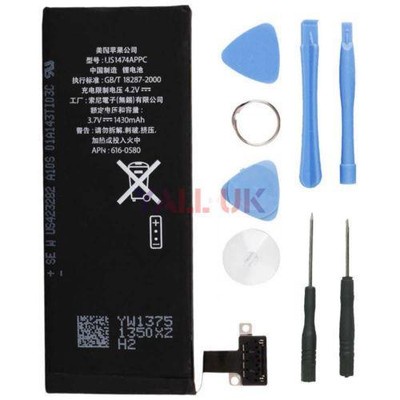 1430mAh 3.7V Li-ion Internal Battery Replacement Part + Tools for iPhone 4S