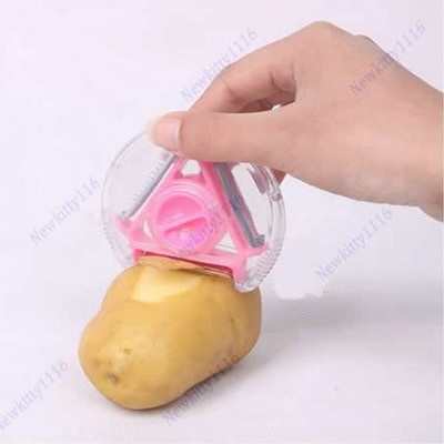 3in1 Design Rotary Peeler For Fruits Vegetables Kitchen Use Tool New