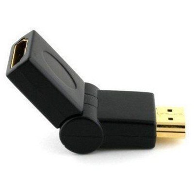 1x HDMI Right Angle Male To Female 90-180 Degree Adapter Cable Lead Connector LW