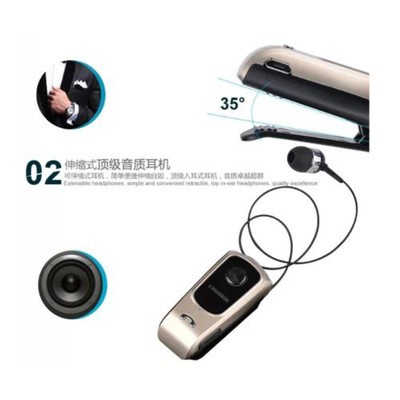 Fineblue F920 Clip Retractable Bluetooth Headset Calls Remind Clip For iPhone 6