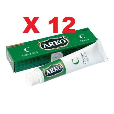 12x ARKO CLASSIC Hand cream,after shave cream, make up cleaner , family cream