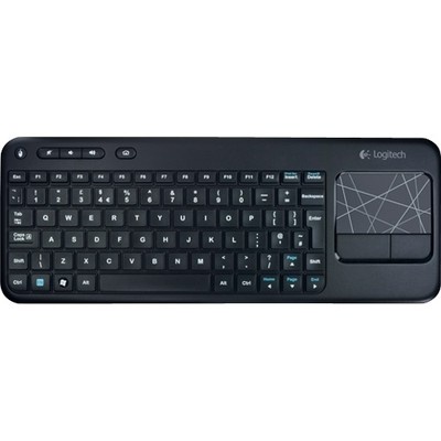 Logitech - K400 Wireless Keyboard - Black