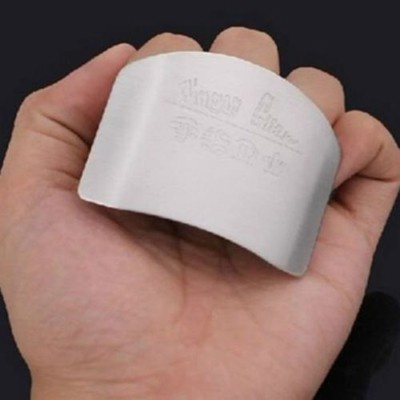 Hot Stainless Steel Finger Protector Safe Chop Hand Guard Slice Kitchen Tool