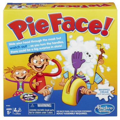 2016 Hot Sale Toy Hasbro Rocket Gaming Pie Face Game In Hand Xmas Kids Gift
