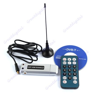 New Mini DVB-T Digital USB 2.0 HDTV TV Stick Tuner Receiver Recorder W/Remote