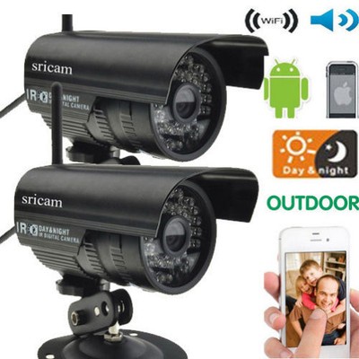2 PCs IP Camera IOS Outdoor Waterproof Security System Wireless CCTV WIFI Night